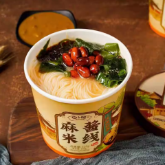 四小姐麻酱米线整箱6桶速食细米线米粉粉丝冲泡方便速食